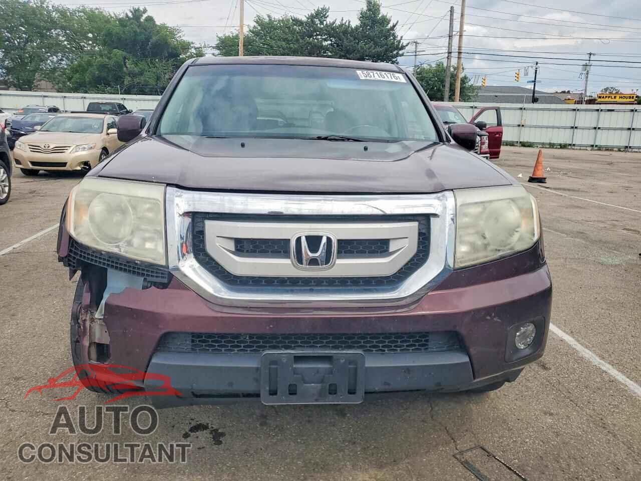 HONDA PILOT 2010 - 5FNYF4H52AB017846