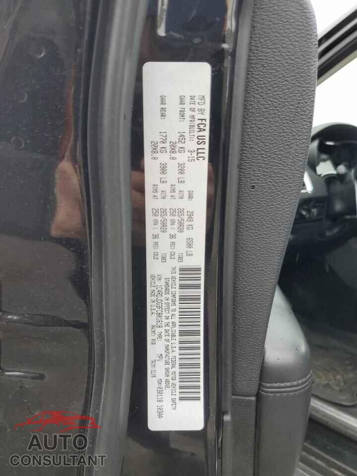 DODGE DURANGO 2015 - 1C4RDJDG3FC801618