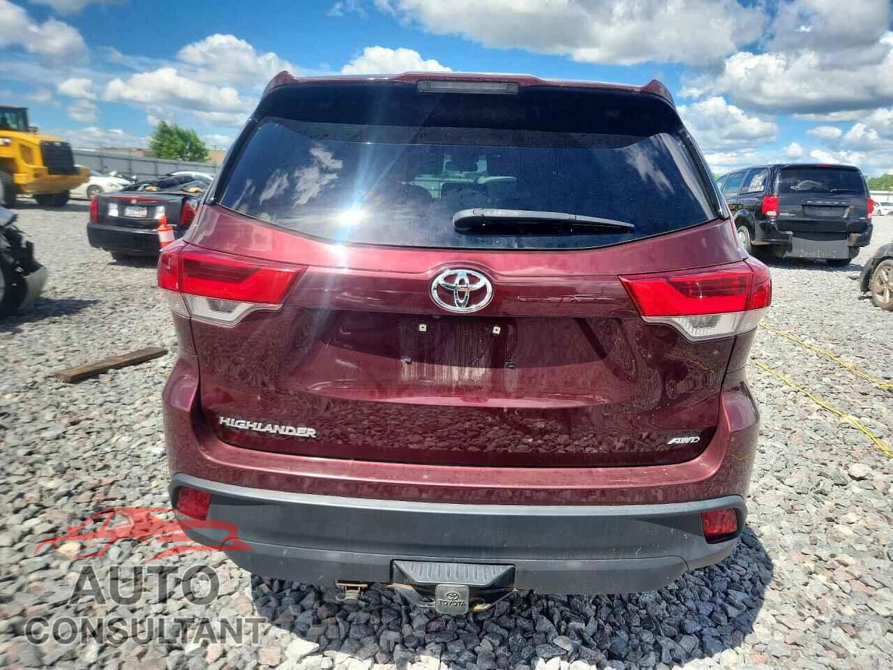 TOYOTA HIGHLANDER 2017 - 5TDBZRFH5HS420622
