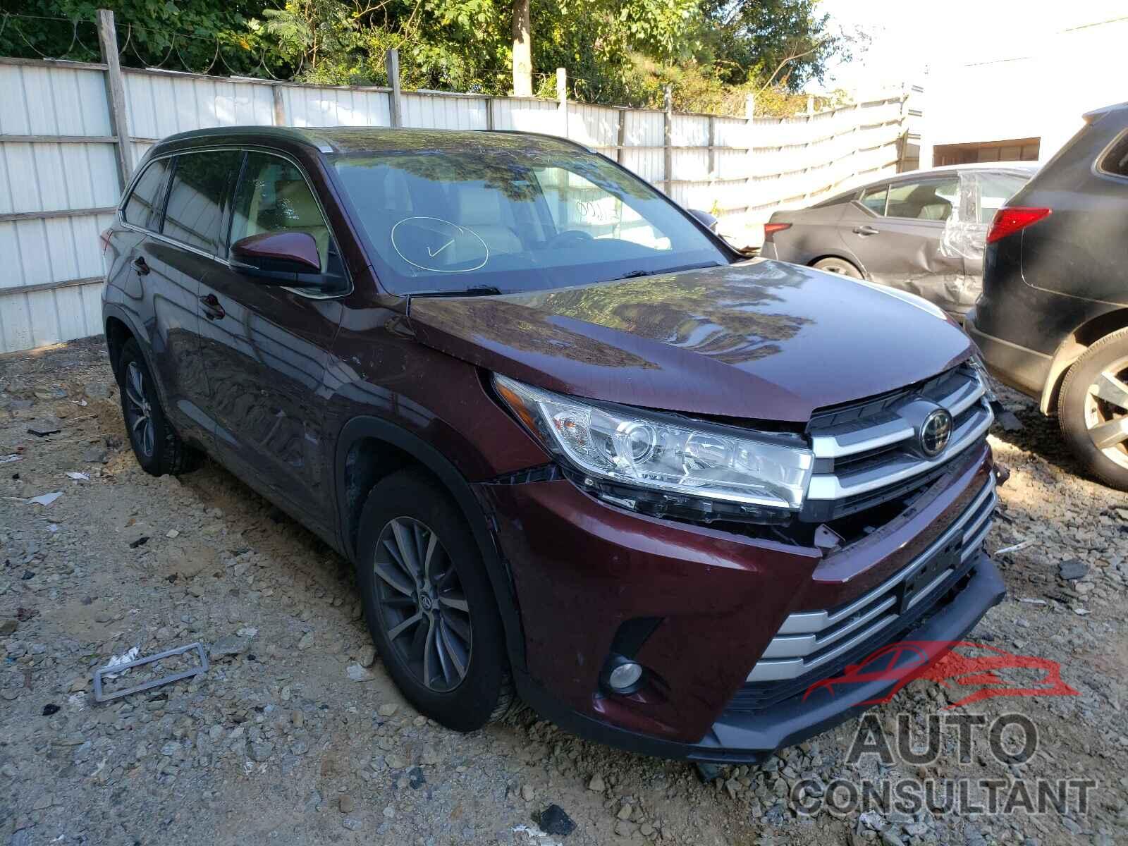 TOYOTA HIGHLANDER 2017 - 5TDKZRFH3HS209144