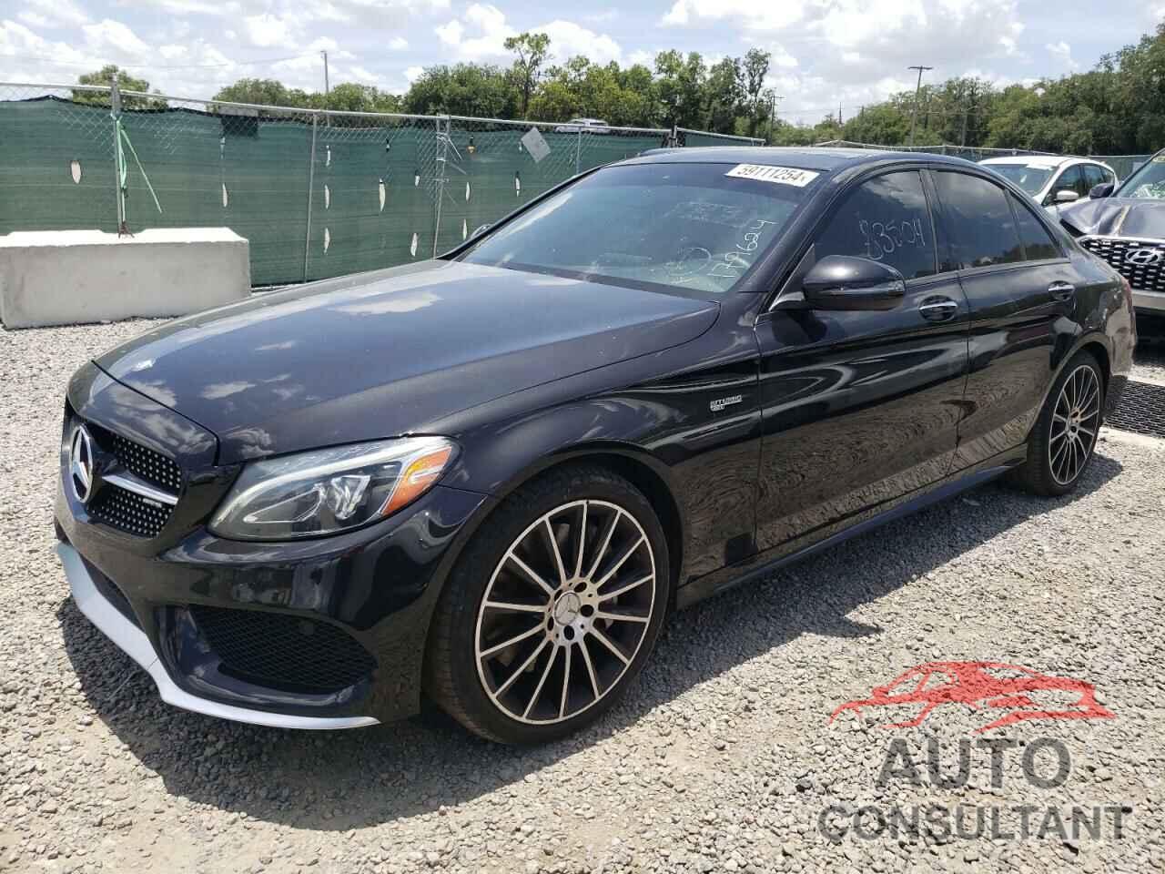 MERCEDES-BENZ C-CLASS 2017 - 55SWF6EB7HU179624