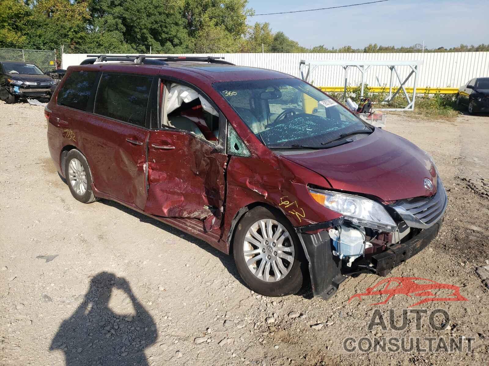 TOYOTA SIENNA 2016 - 5TDYK3DC8GS745976