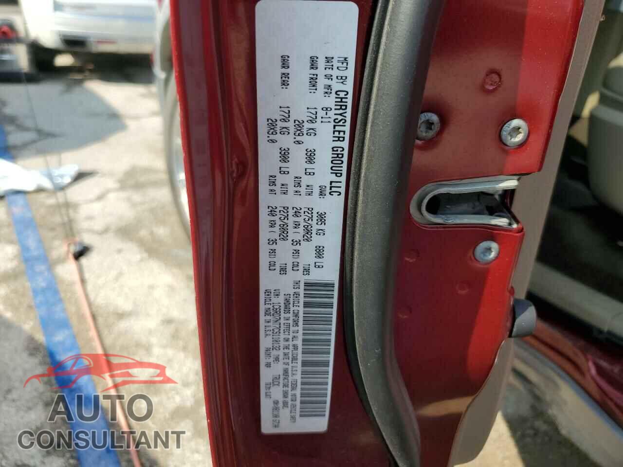 DODGE RAM 1500 2012 - 1C6RD7NT7CS110132