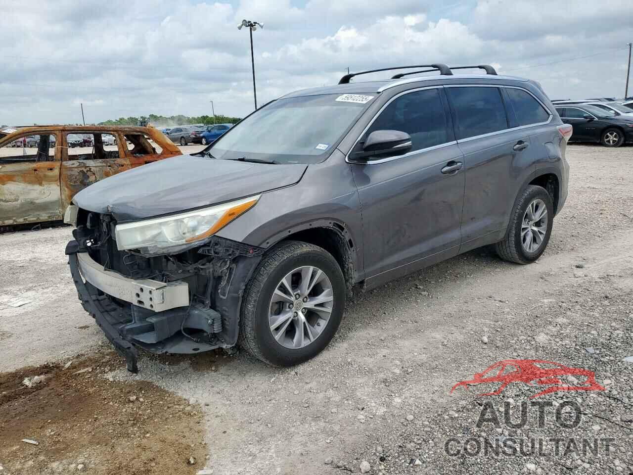TOYOTA HIGHLANDER 2015 - 5TDKKRFH7FS112885