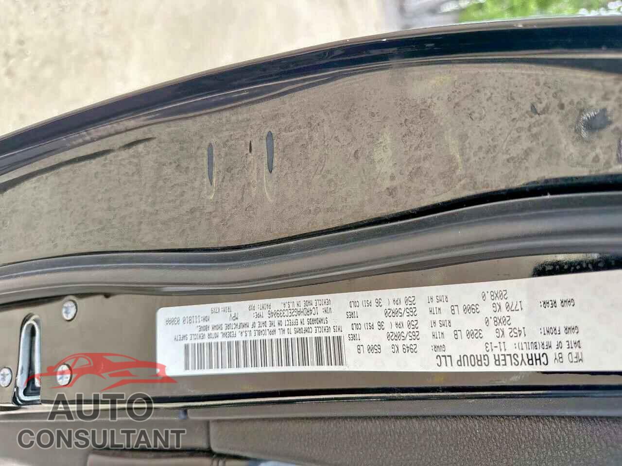 DODGE DURANGO 2014 - 1C4RDHAG2EC339046