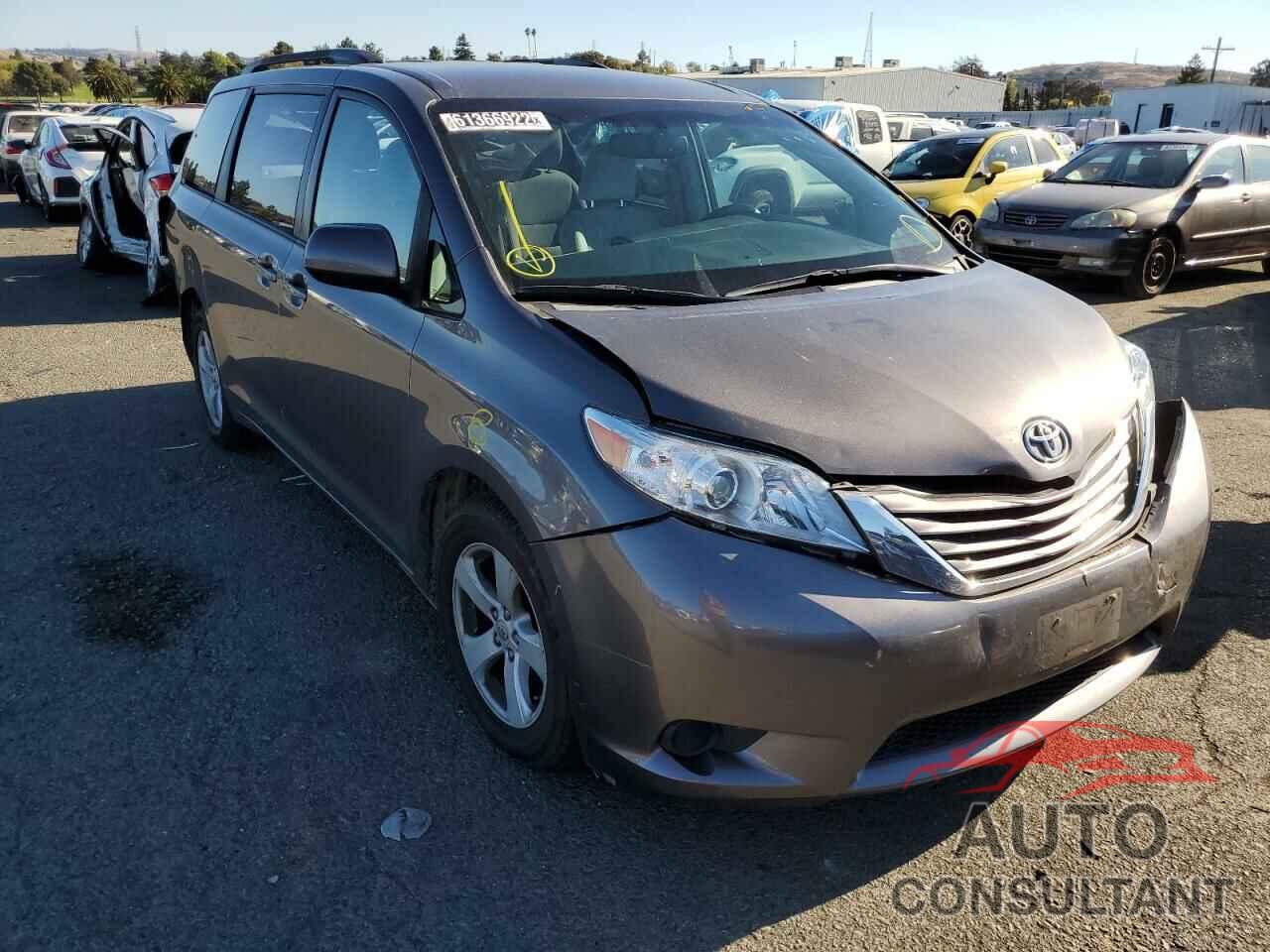 TOYOTA SIENNA 2017 - 5TDKZ3DC7HS880188