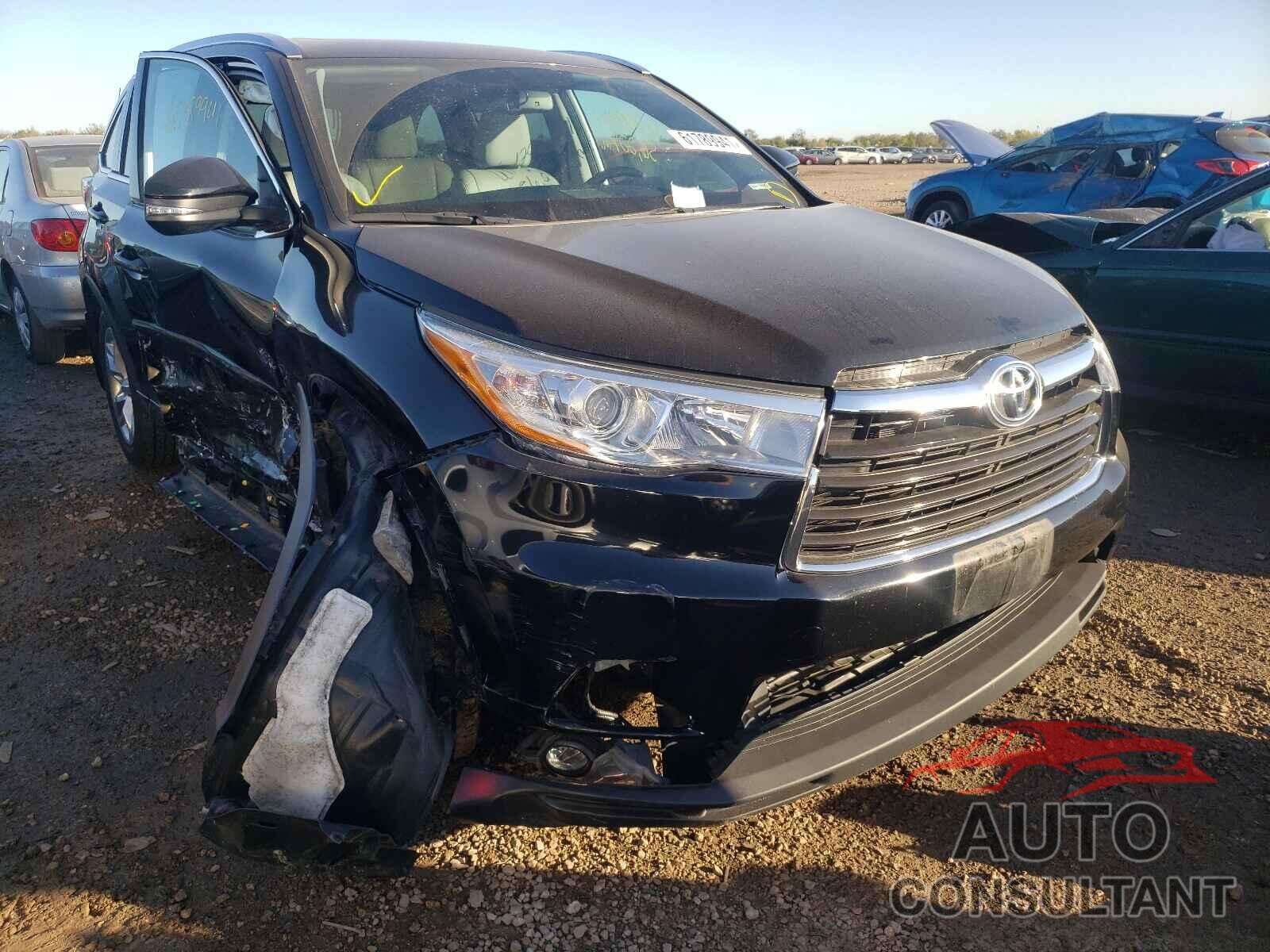 TOYOTA HIGHLANDER 2016 - 5TDDKRFH7GS226010