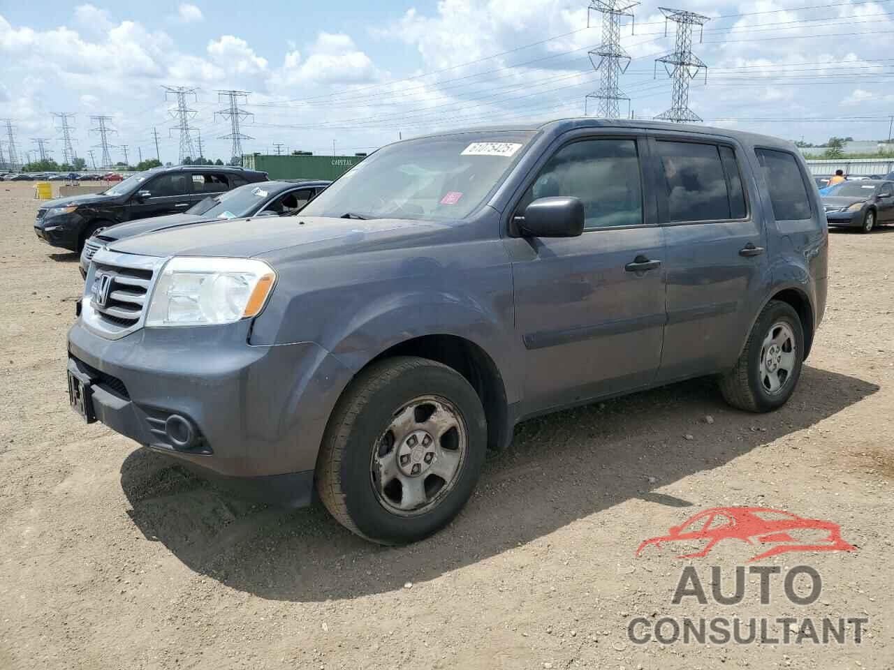 HONDA PILOT 2013 - 5FNYF4H26DB015401