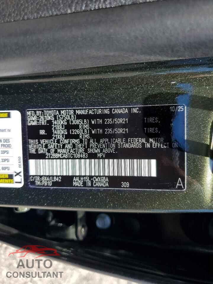 LEXUS UNKNOWN 2026 - 2T2BBMCA8TC108483