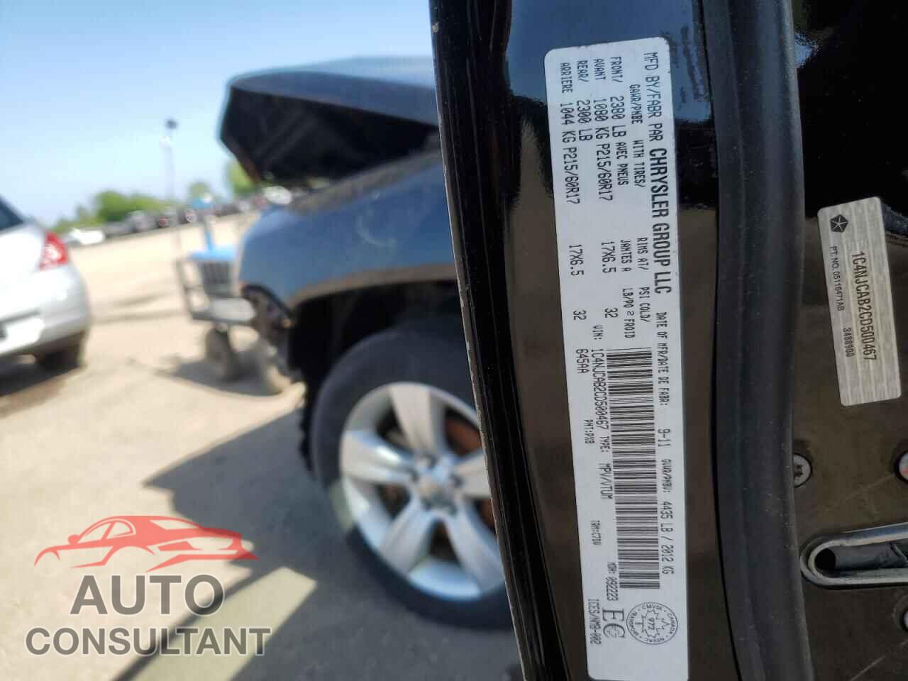 JEEP COMPASS 2012 - 1C4NJCAB2CD500467