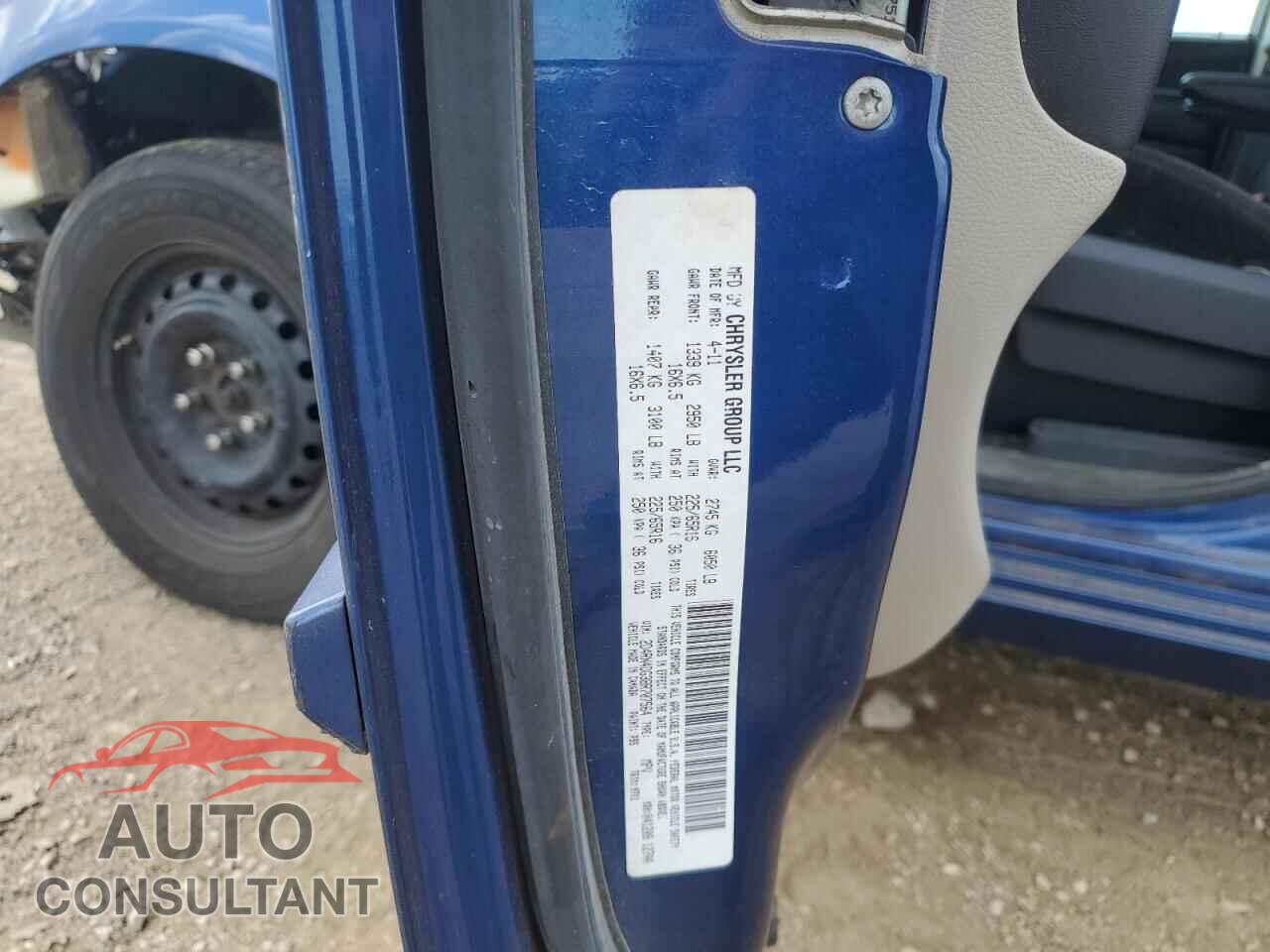 DODGE CARAVAN 2011 - 2D4RN4DG3BR707564