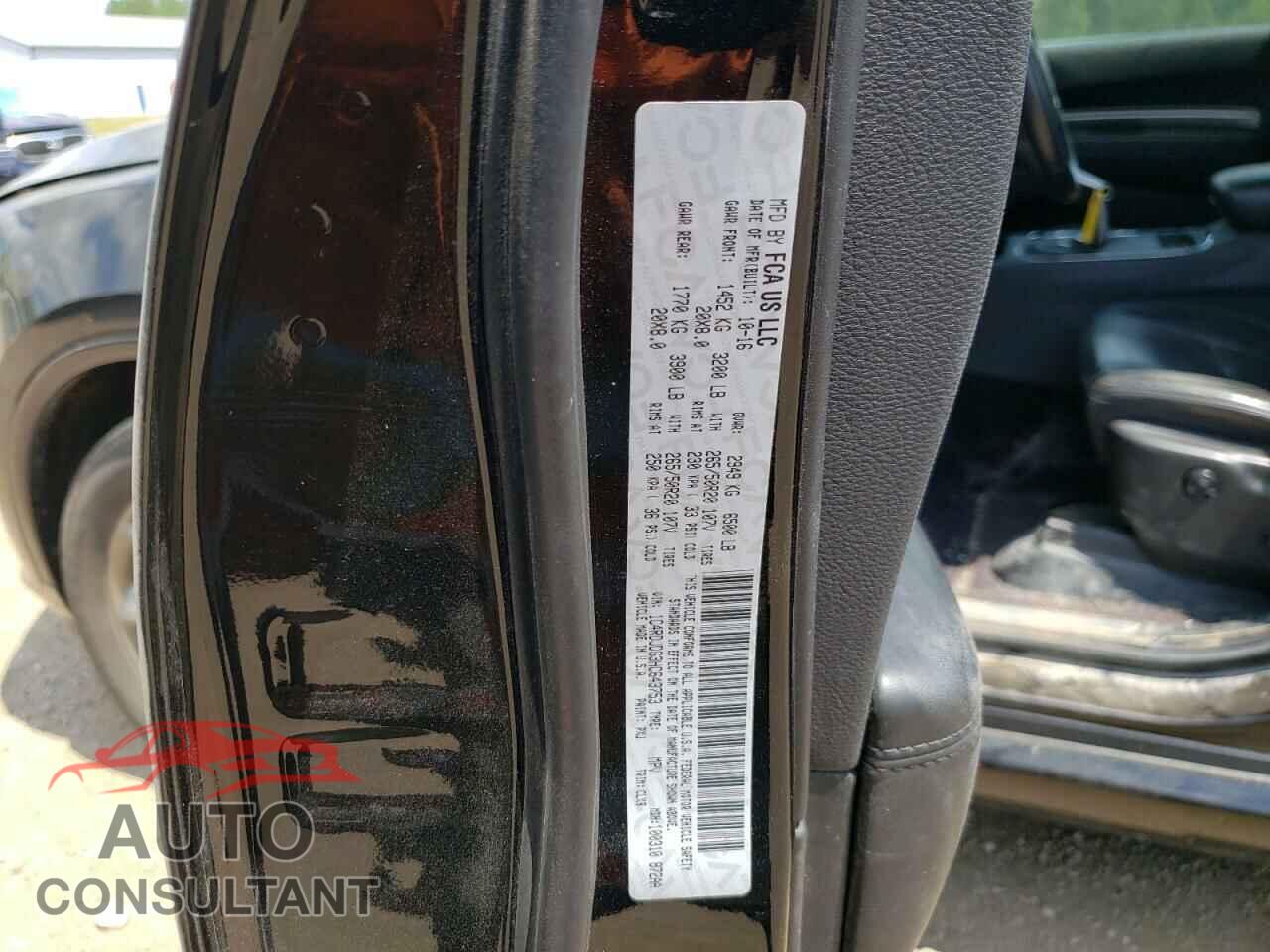 DODGE DURANGO 2017 - 1C4RDJDG3HC643753
