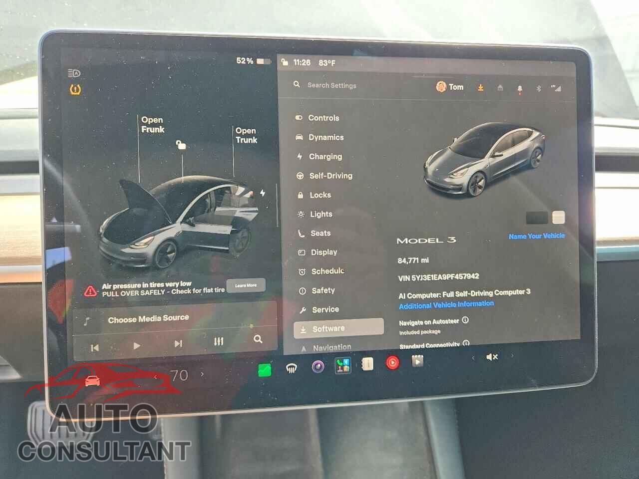 TESLA MODEL 3 2023 - 5YJ3E1EA9PF457942