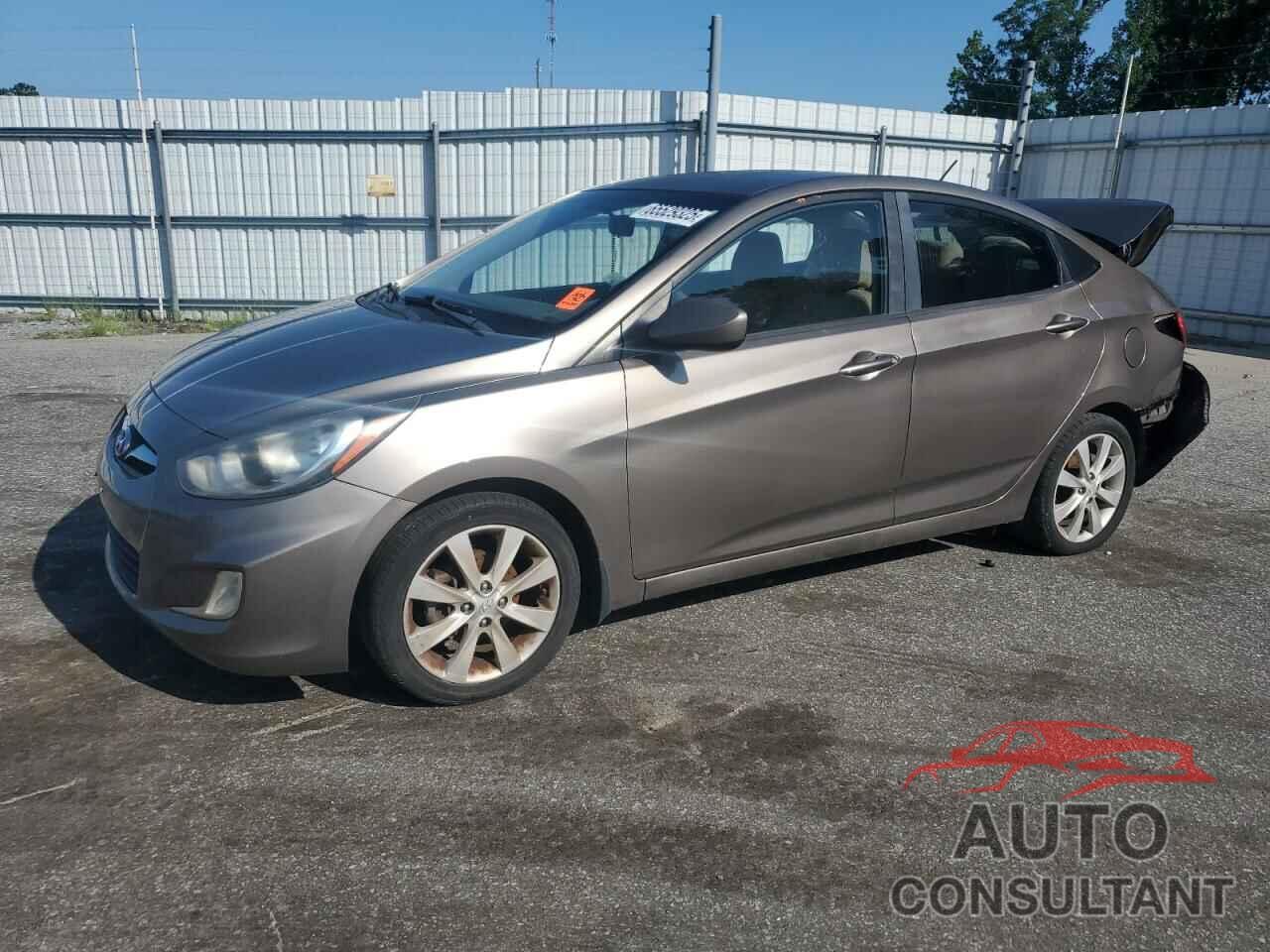 HYUNDAI ACCENT 2012 - KMHCU4AEXCU137457