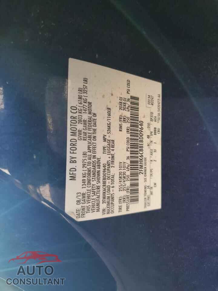FORD FLEX 2014 - 2FMHK6C88EBD09640