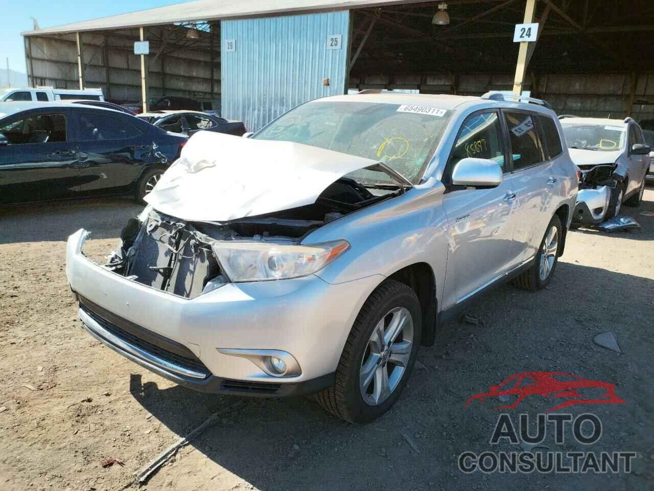 TOYOTA HIGHLANDER 2013 - 5TDYK3EH2DS117692