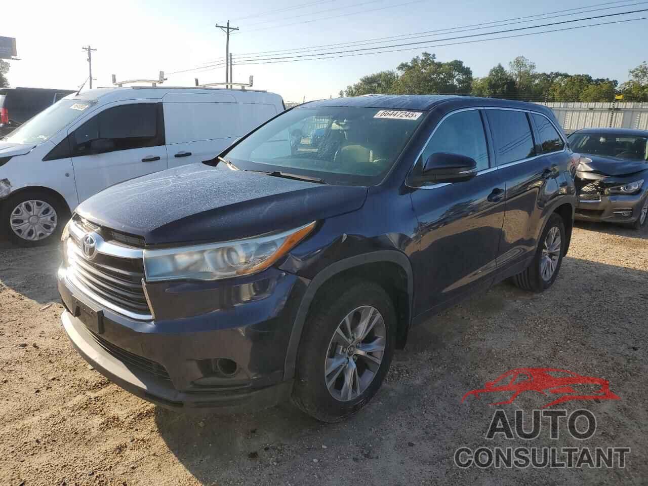 TOYOTA HIGHLANDER 2016 - 5TDBKRFH2GS304460