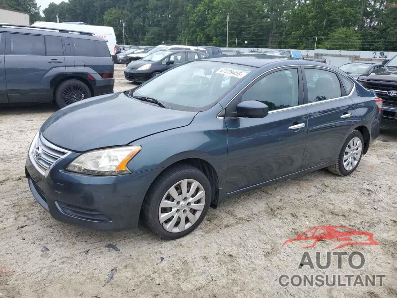 NISSAN SENTRA 2013 - 1N4AB7AP1DN905302
