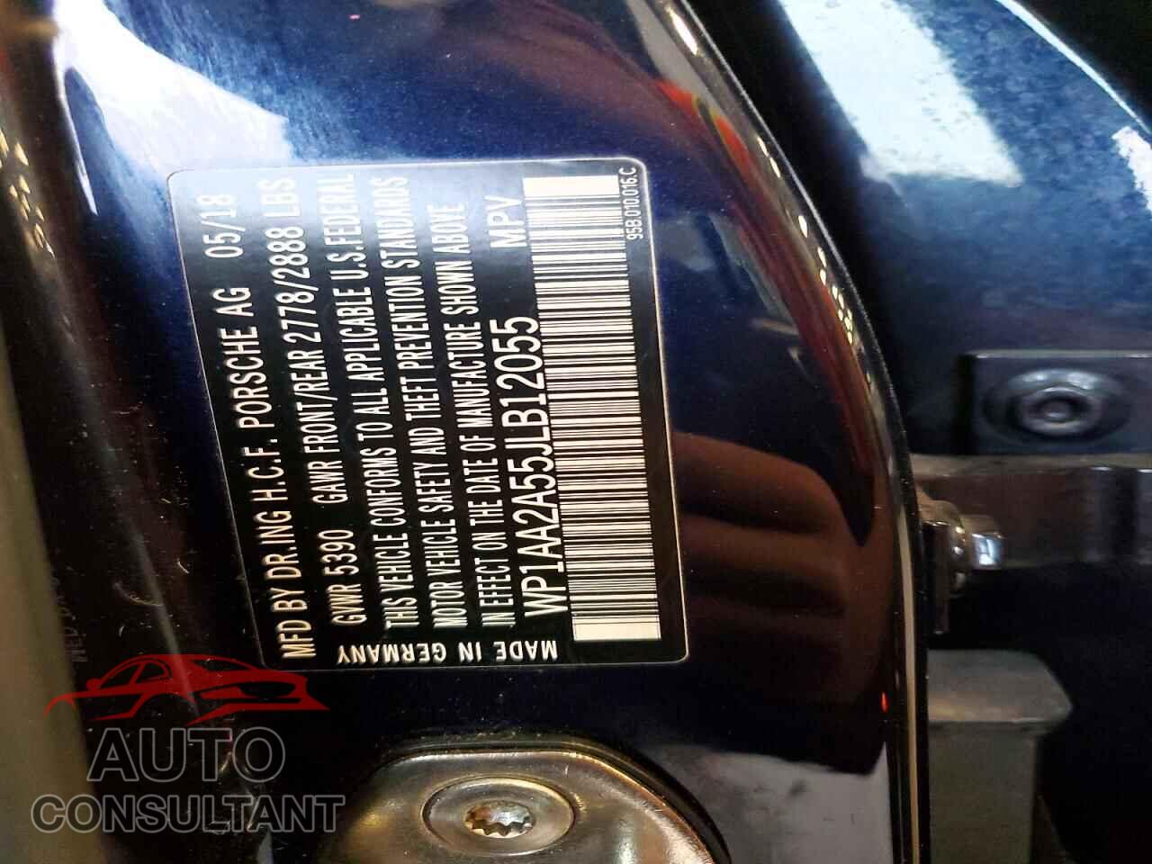 PORSCHE MACAN 2018 - WP1AA2A55JLB12055