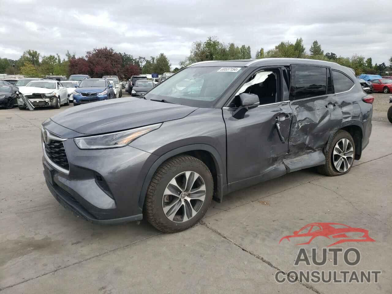 TOYOTA HIGHLANDER 2021 - 5TDHZRBH8MS160243