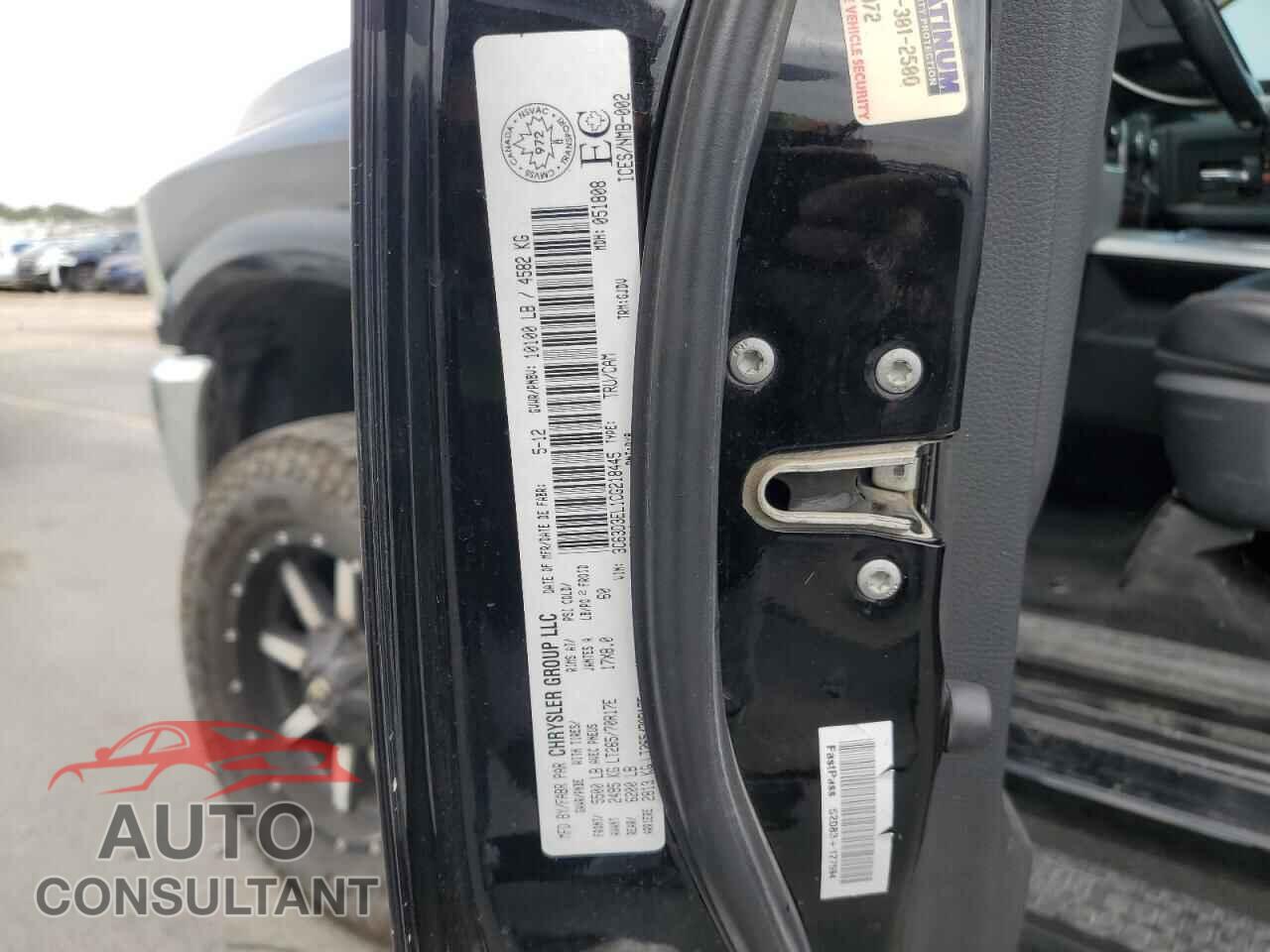 DODGE RAM 3500 2012 - 3C63D3EL1CG218445