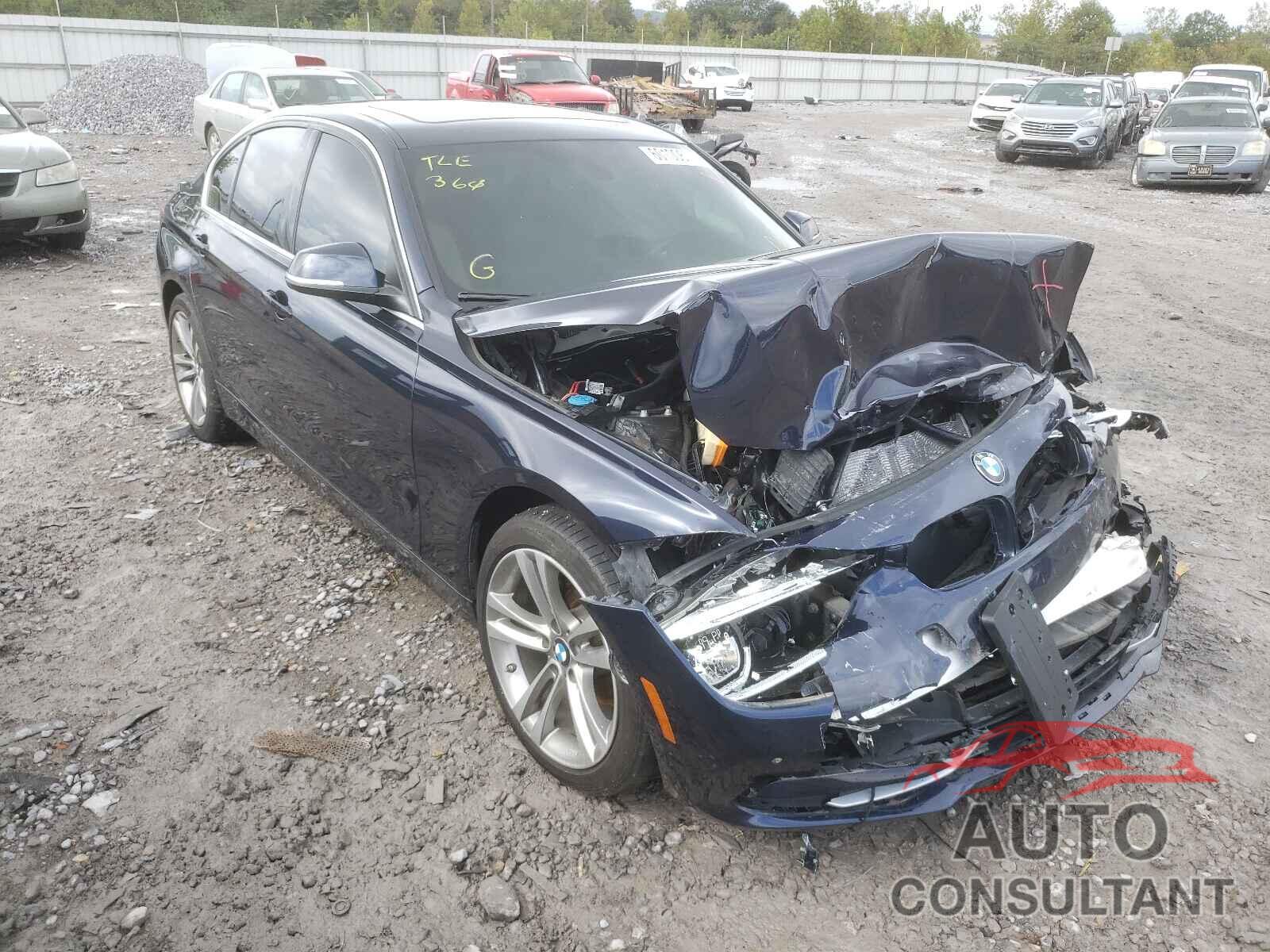 BMW 3 SERIES 2017 - WBA8B9G35HNU52412