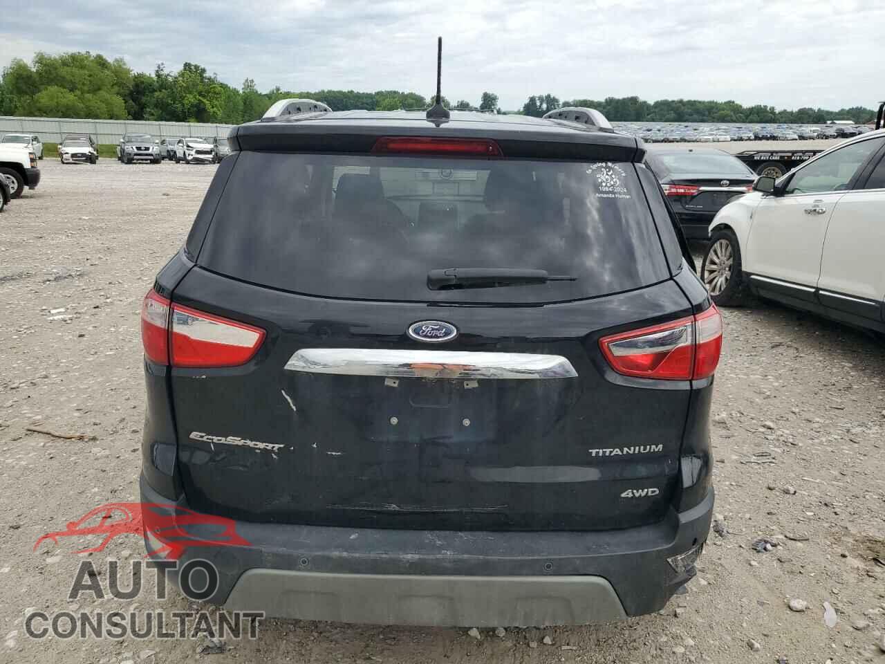 FORD ECOSPORT 2020 - MAJ6S3KL3LC343648