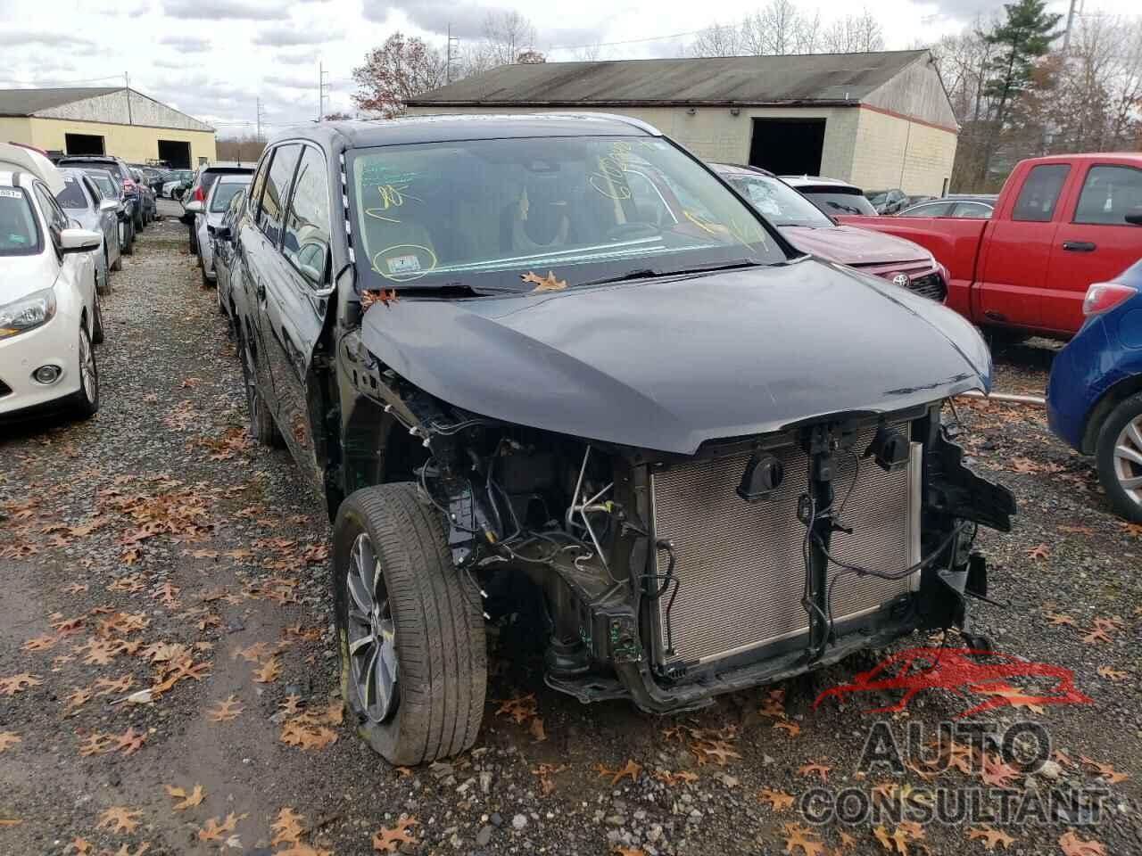 TOYOTA HIGHLANDER 2018 - 5TDJZRFH3JS540713