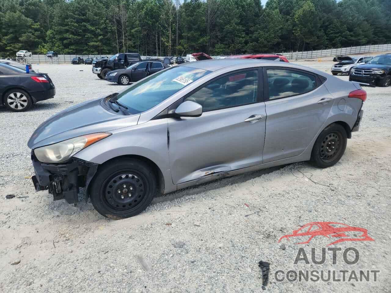 HYUNDAI ELANTRA 2012 - KMHDH4AE2CU266057
