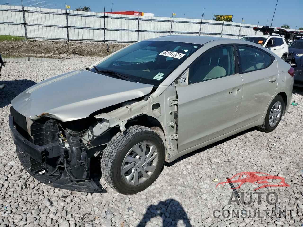 HYUNDAI ELANTRA 2017 - KMHD74LF2HU428849