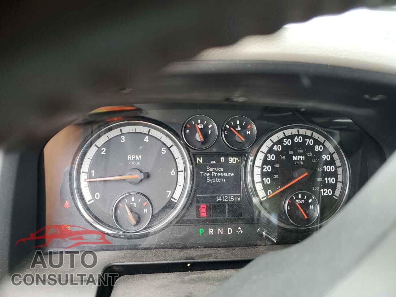 DODGE RAM 1500 2012 - 1C6RD7LT4CS176561