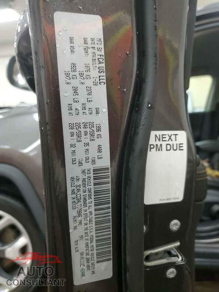 JEEP COMPASS 2020 - 3C4NJCCB4LT179846