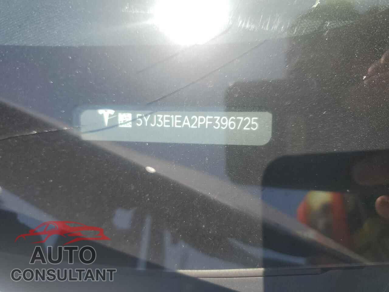 TESLA MODEL 3 2023 - 5YJ3E1EA2PF396725