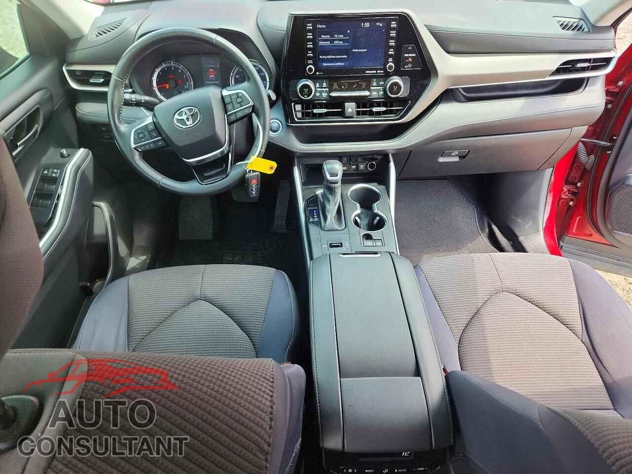 TOYOTA HIGHLANDER 2021 - 5TDZZRAH2MS034093