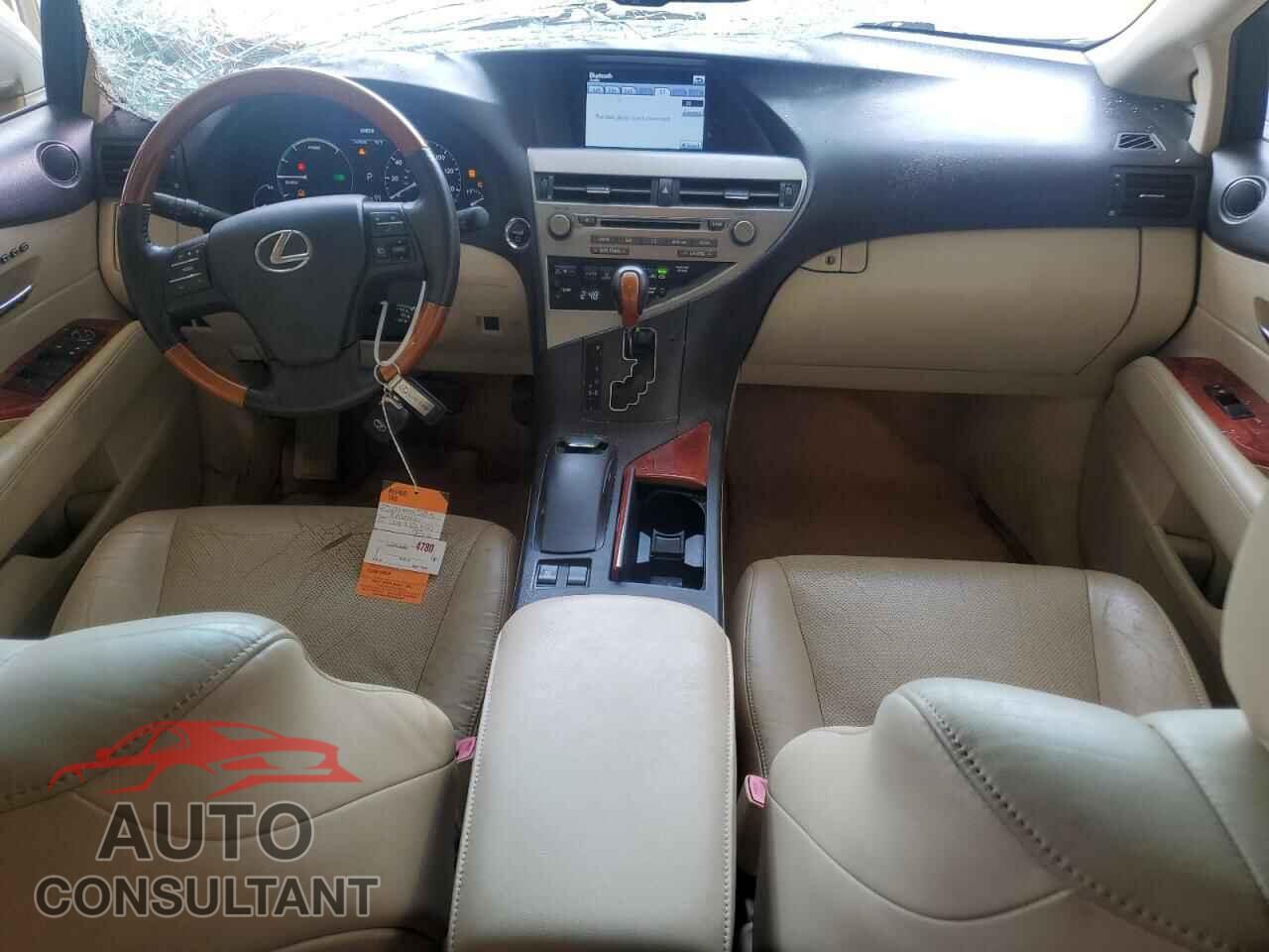 LEXUS RX450 2012 - JTJBC1BA3C2425651