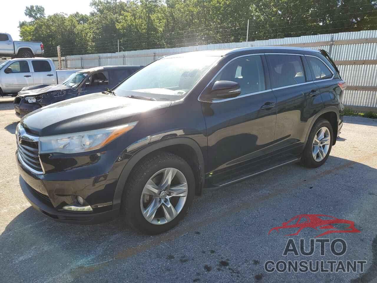 TOYOTA HIGHLANDER 2015 - 5TDDKRFH7FS115603