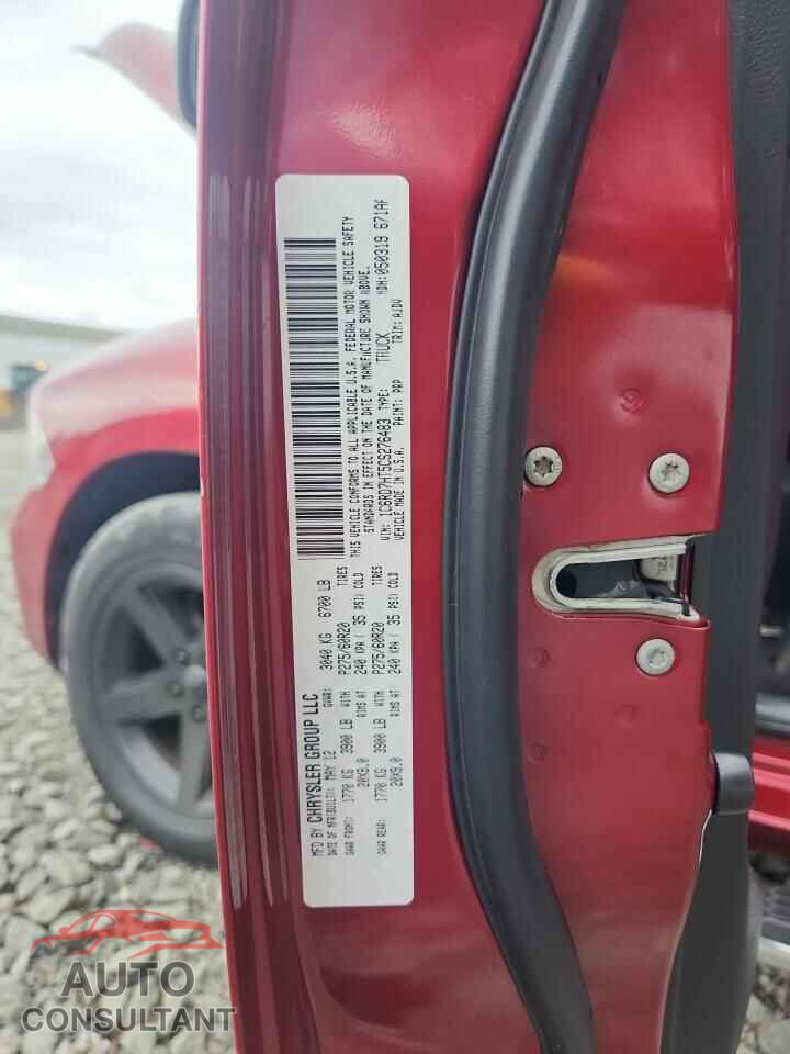 DODGE RAM 1500 2012 - 1C6RD7HT5CS276483