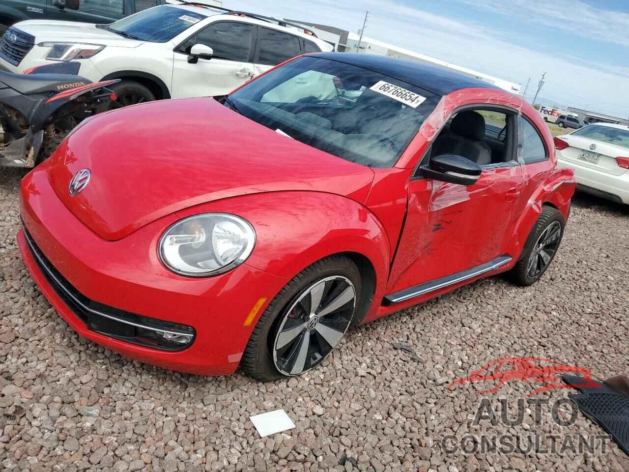 VOLKSWAGEN BEETLE 2012 - 3VWVA7AT5CM654978