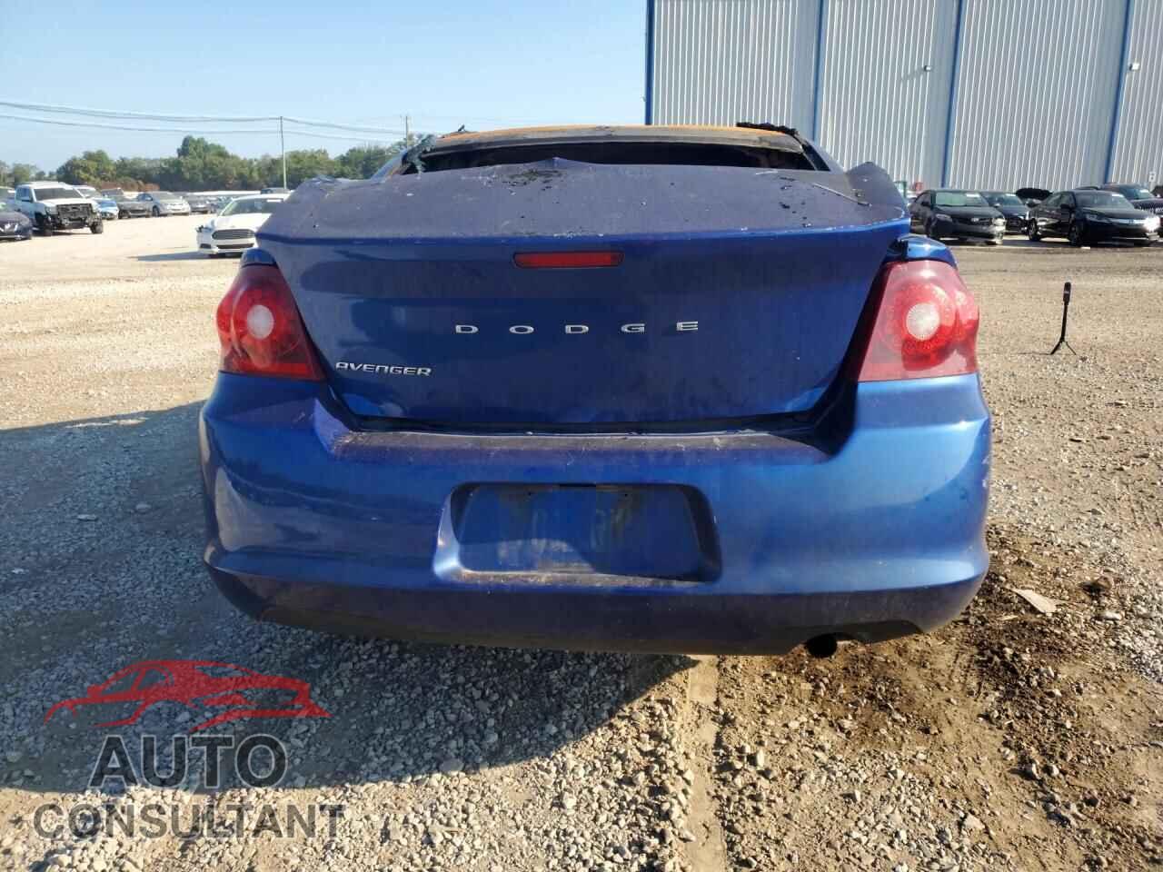 DODGE AVENGER 2013 - 1C3CDZAB6DN602744