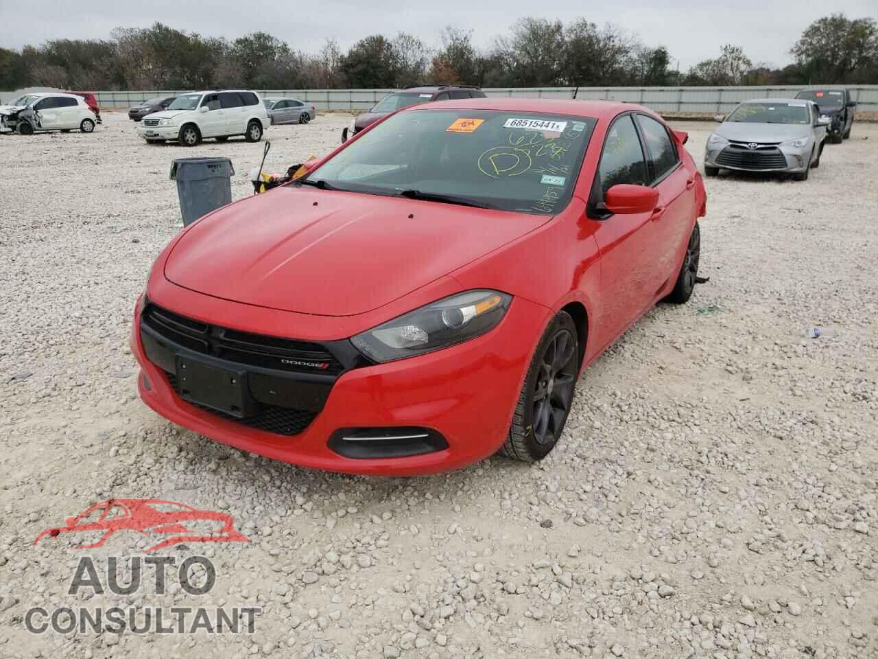 DODGE DART 2016 - 1C3CDFAA7GD625563