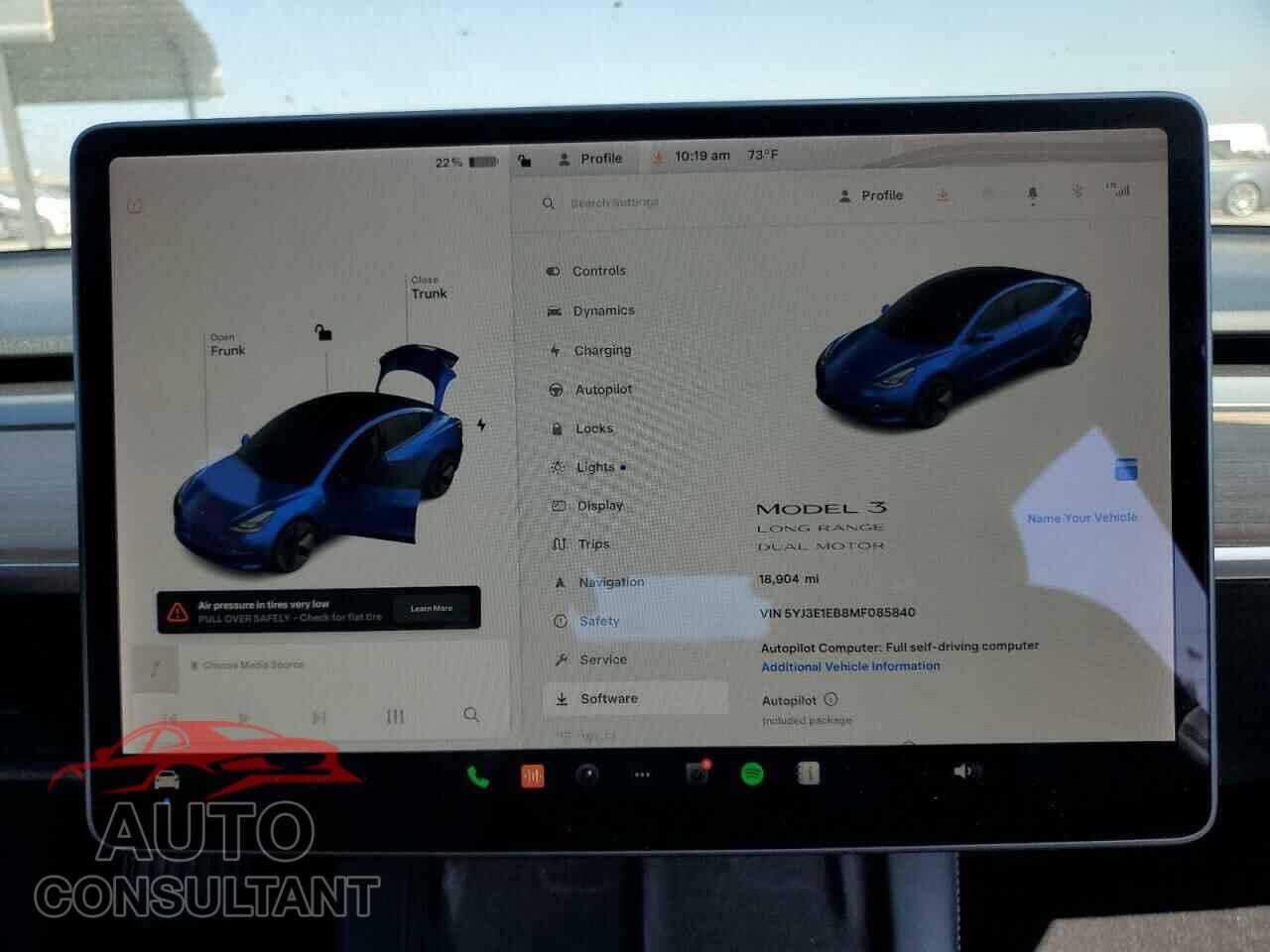 TESLA MODEL 3 2021 - 5YJ3E1EB8MF085840