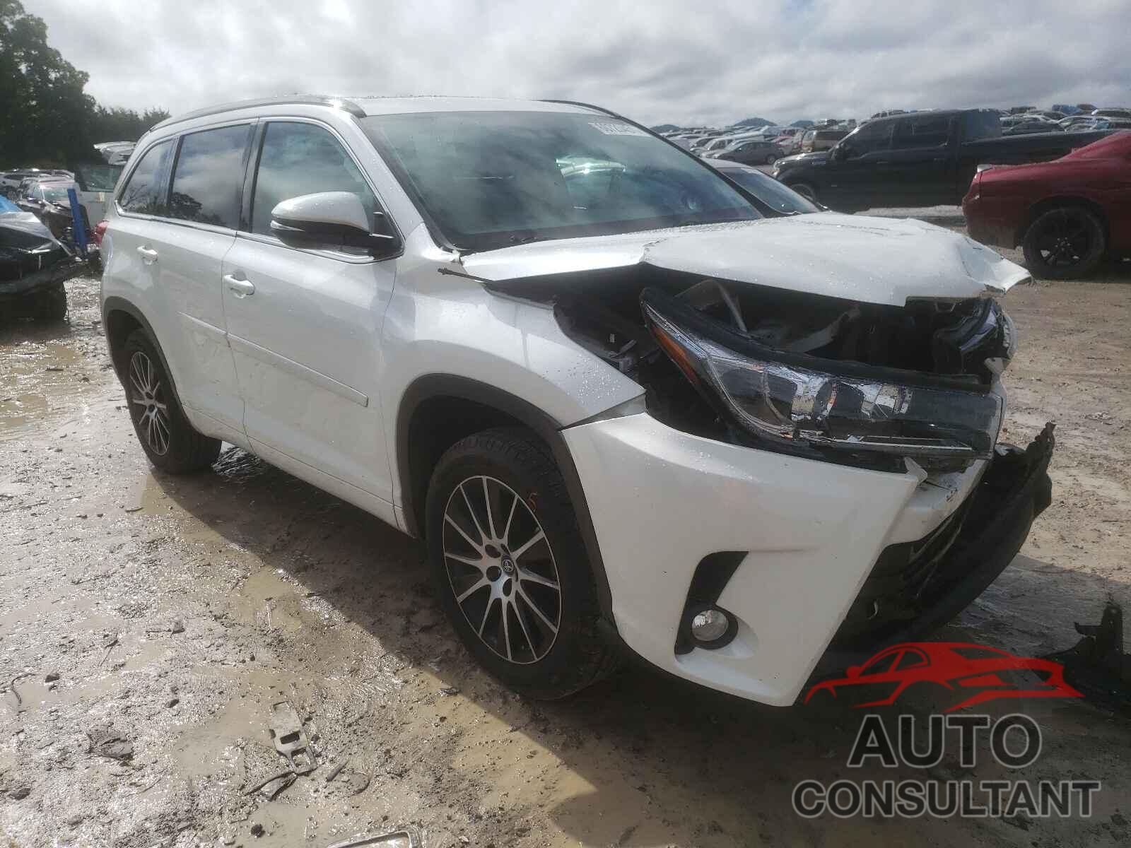 TOYOTA HIGHLANDER 2017 - 5TDKZRFH3HS198484