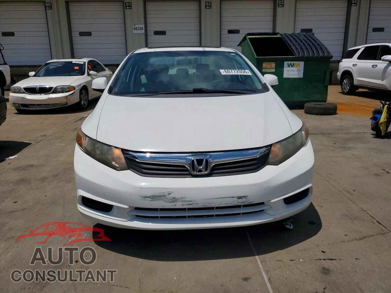 HONDA CIVIC 2012 - 19XFB2F82CE016452