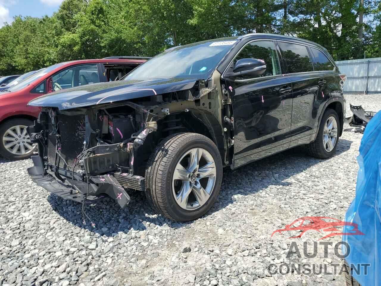TOYOTA HIGHLANDER 2016 - 5TDDKRFH0GS300979