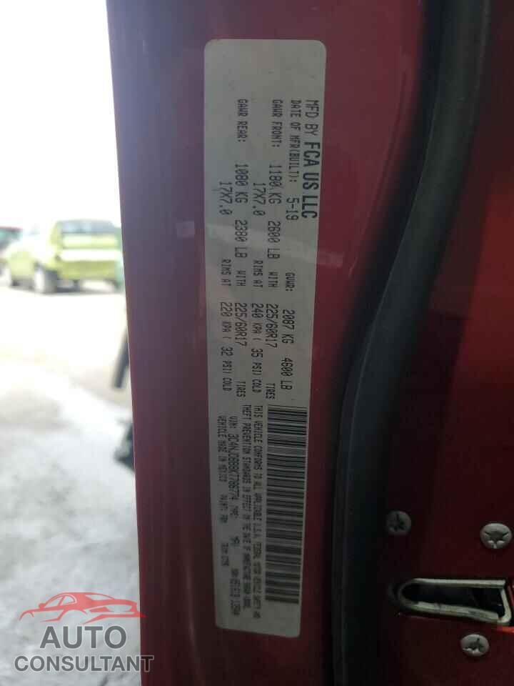 JEEP COMPASS 2019 - 3C4NJDBB8KT786774