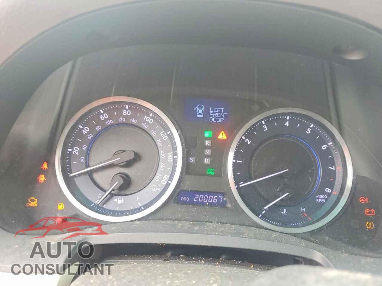 LEXUS IS 2012 - JTHBF5C2XC2102690