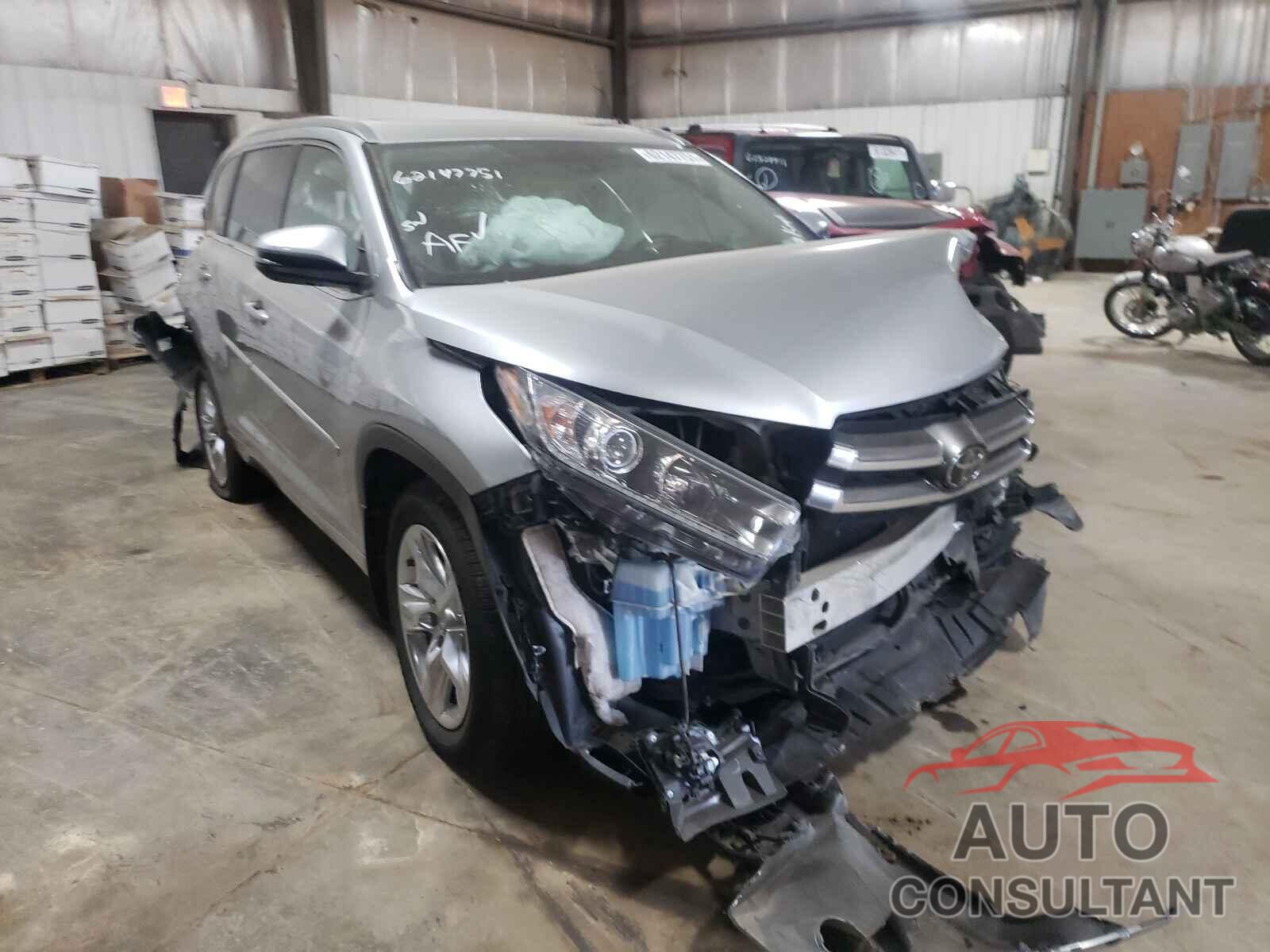 TOYOTA HIGHLANDER 2017 - 5TDDZRFH3HS447052