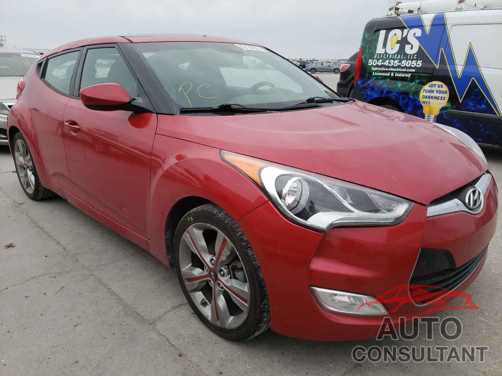 HYUNDAI VELOSTER 2017 - KMHTC6AD8HU312219