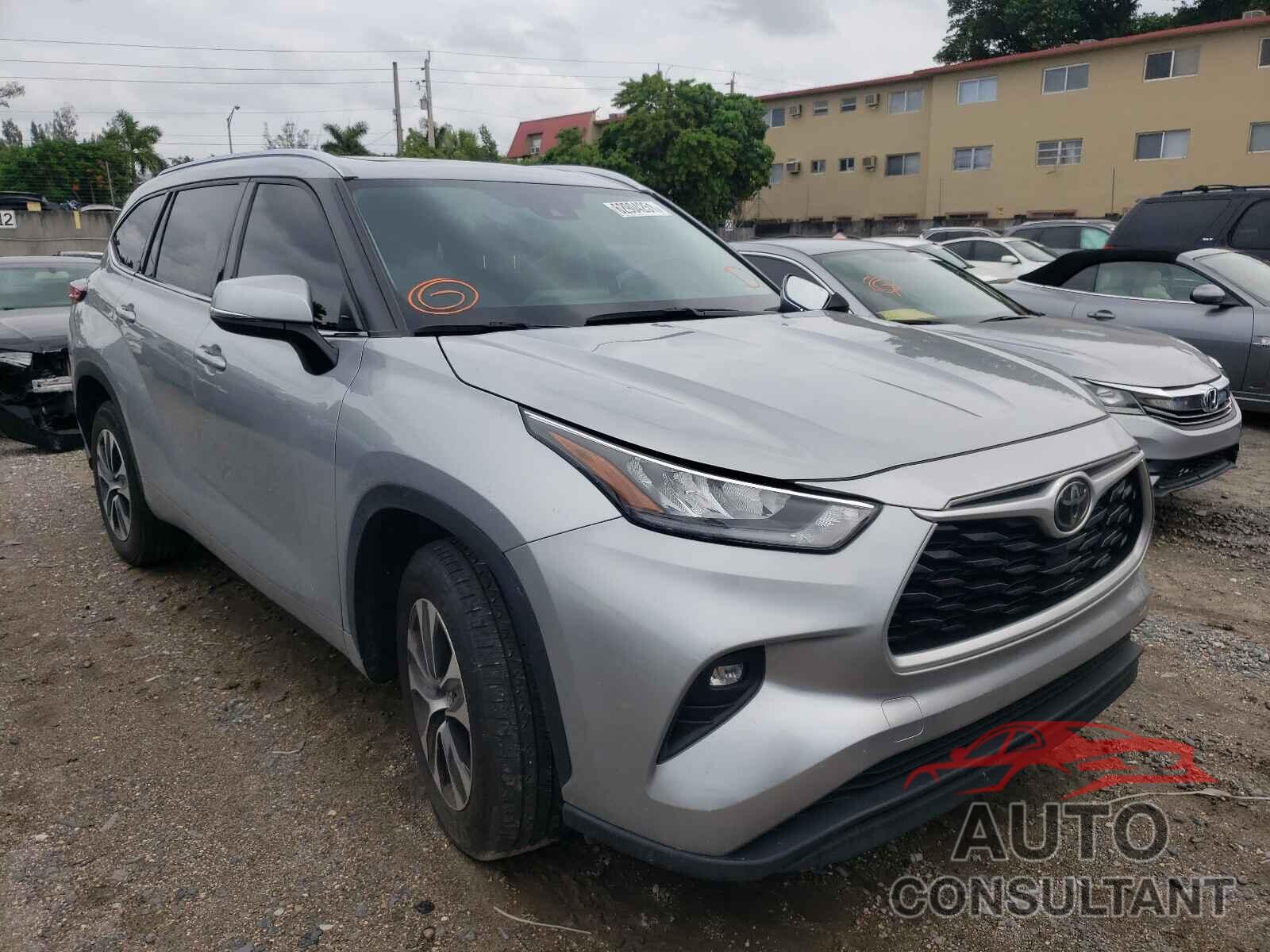 TOYOTA HIGHLANDER 2020 - 5TDGZRAHXLS502688
