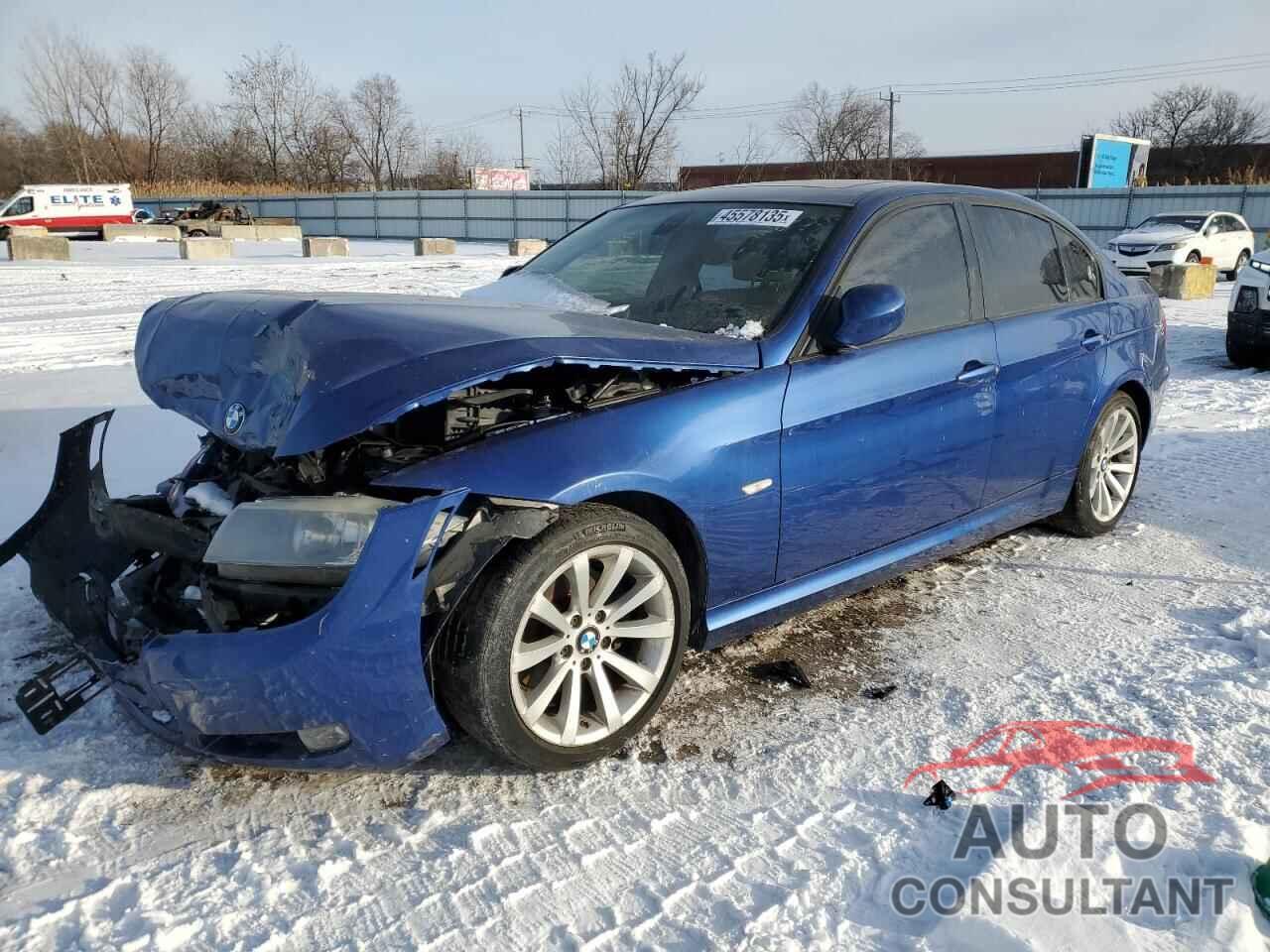 BMW 3 SERIES 2011 - WBAPH7G57BNN04842